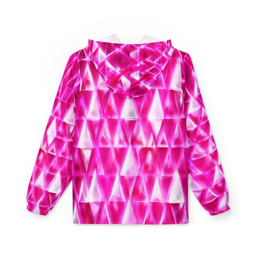 Pink Shimmer Windbreaker Jacket (AOP)