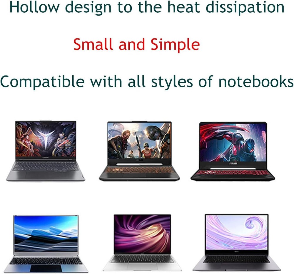 Notebook Invisible Stand, Computer Keyboard Stand for Desk , Bracket Silver