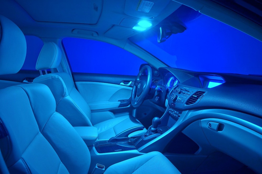 LED Light Canbus Error Free 211-2 5W Blue 10000K Two Bulb Interior Dome Replace