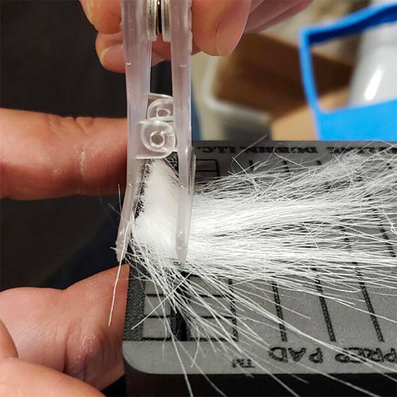 DUBBING LOOP PREP PAD KIT - Hareline Fly Tying Composite Prepper & Clip NEW!