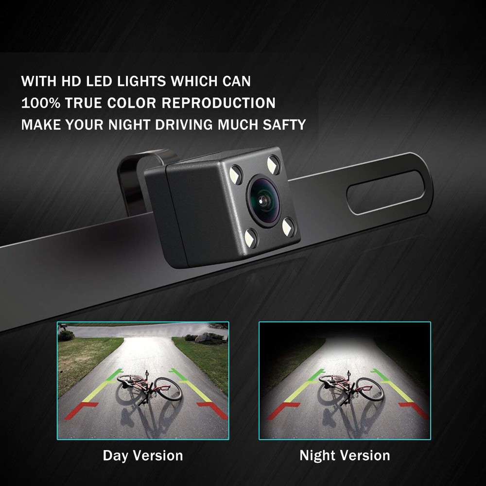 Rear View Camera Backup License Plate Night Vision for BOSS BVCP9700A