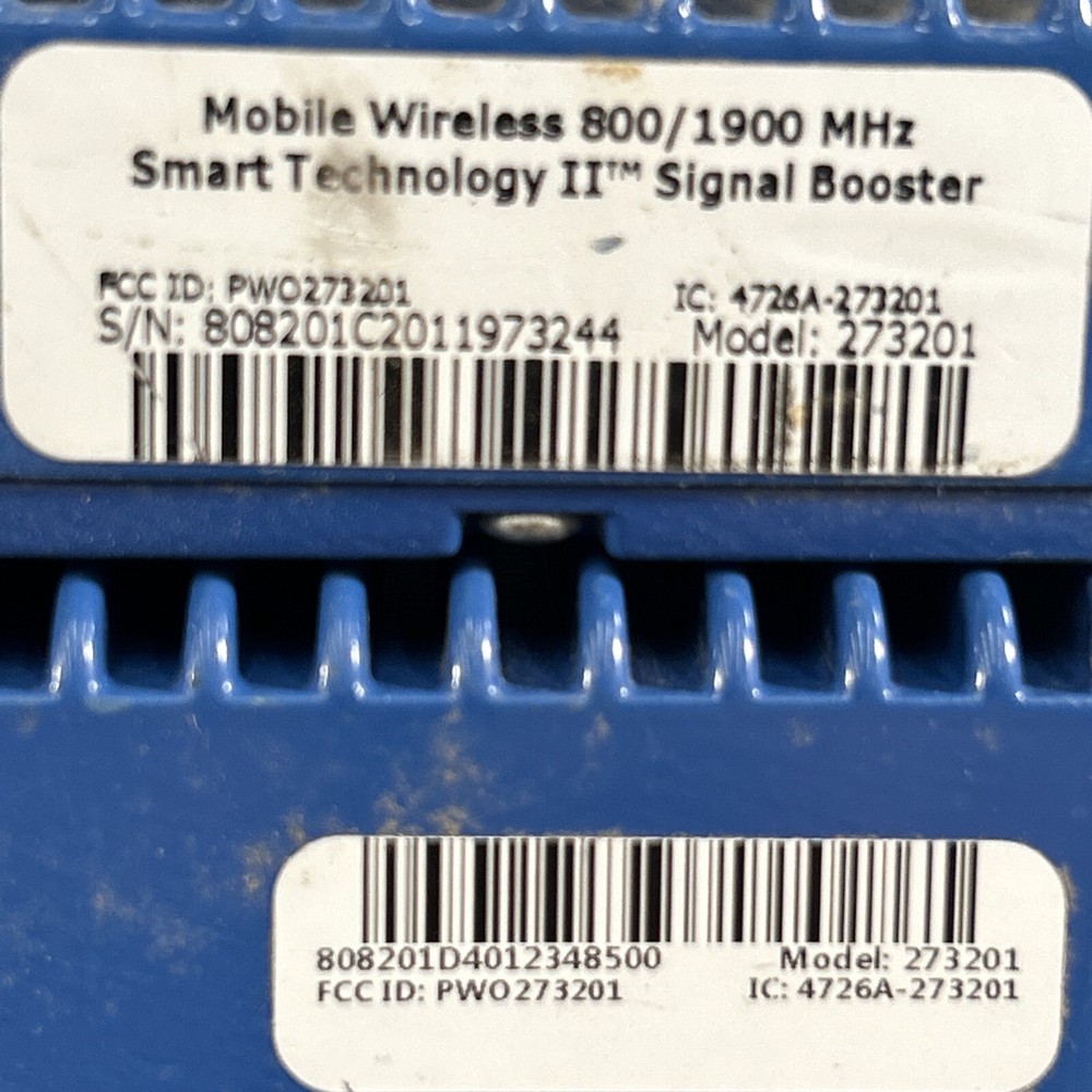WILSON ELECTRONICS MOBILE WIRELESS DUAL-BAND AMPLIFIER 271201 SMART TECHNOLOGY