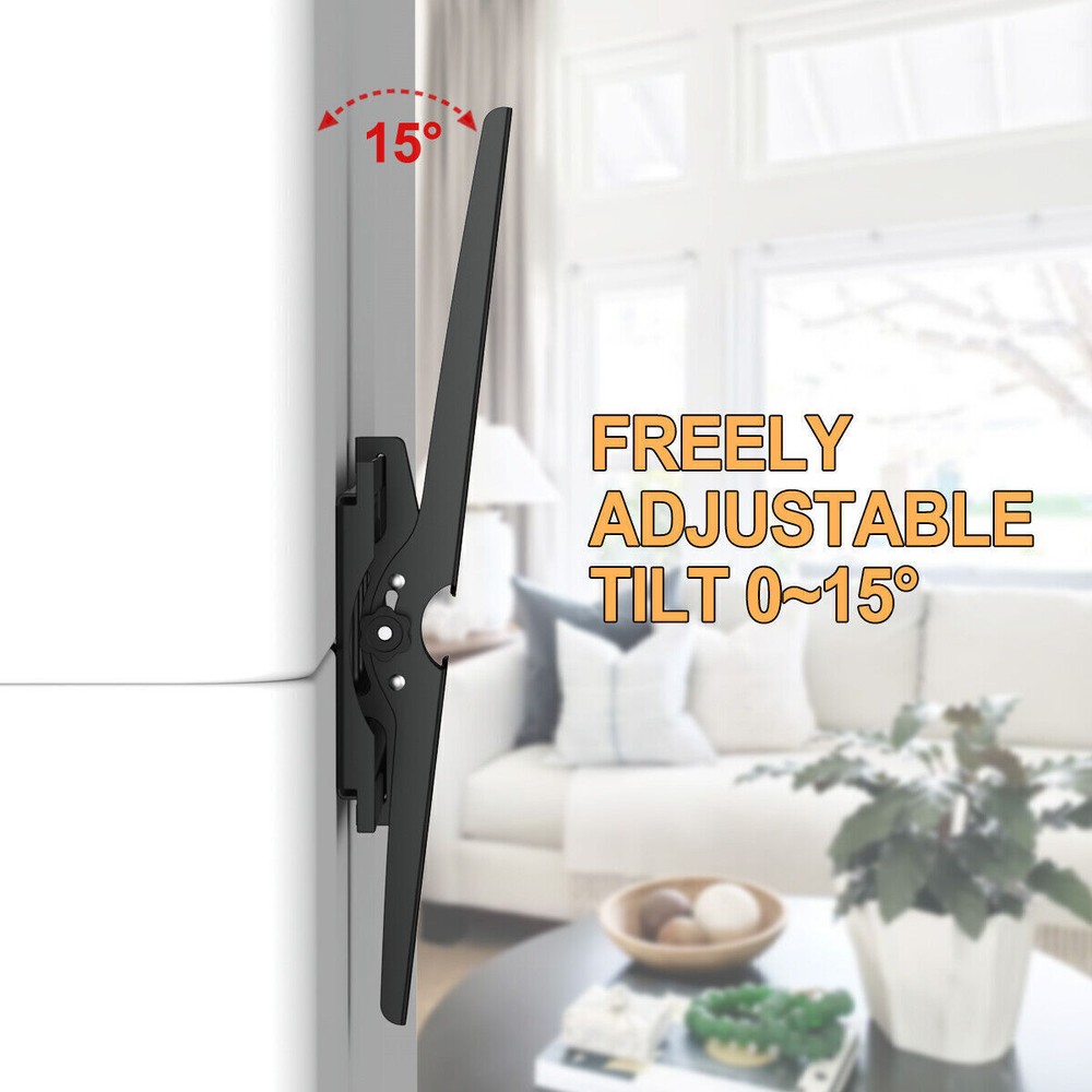 1Pack Universal TV Wall Mount Bracket Tilt for 32-75 inch Adjustable Bracket