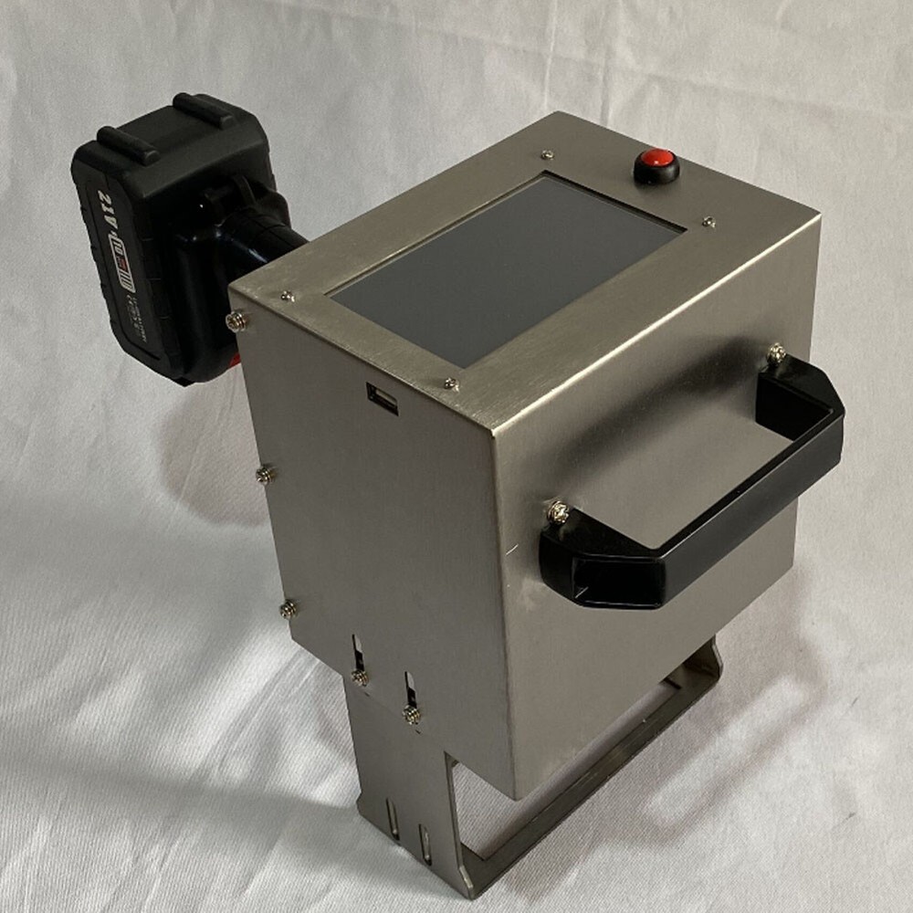 Portable Metal VIN Code Engraving Printer Touch Screen Dot Peen Marking Machine