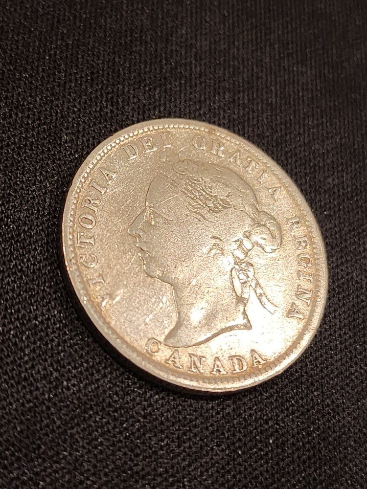 1899 Canada 25 Cents Silver Coin