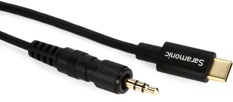 Saramonic UTC-C35 3.5mm TRS to USB Type-C Interface Cable