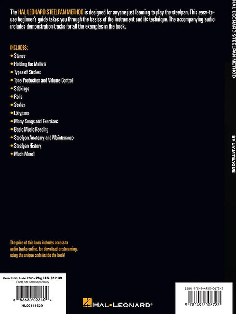 Hal Leonard Steelpan Method