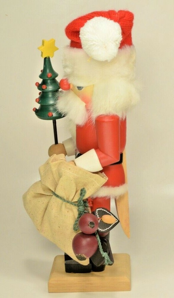 Hand-Painted Hand-Made Nick Evergreen Nutcracker #3183 International Silver co