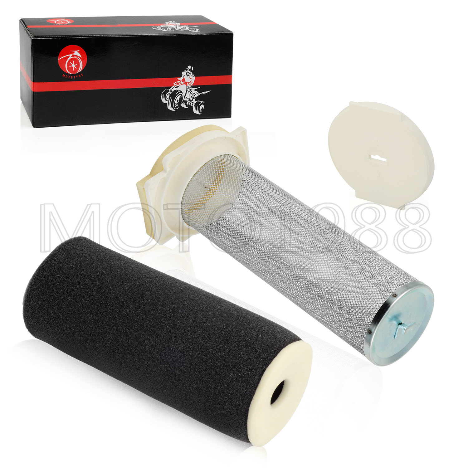 Air Filter & Cage Guide & CAP Kit For Yamaha Grizzly 600 660 98-08 1UY-14458-01