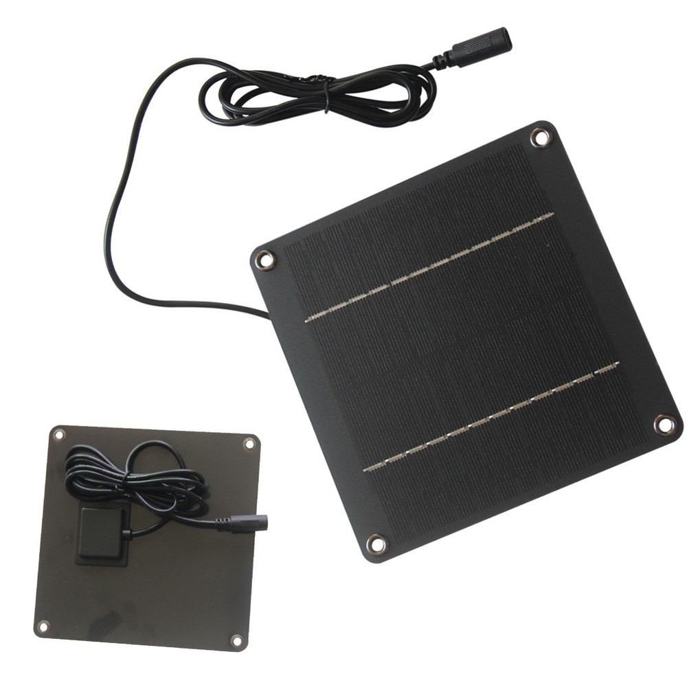 Energy Efficient 12V Solar Panel 1.5 Meter Cable 5521 Female DC Interface
