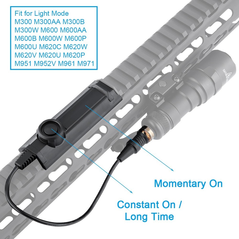 Remote Dual Function Tape Switch Tactical Light Switch for M300 M600 M951 M952