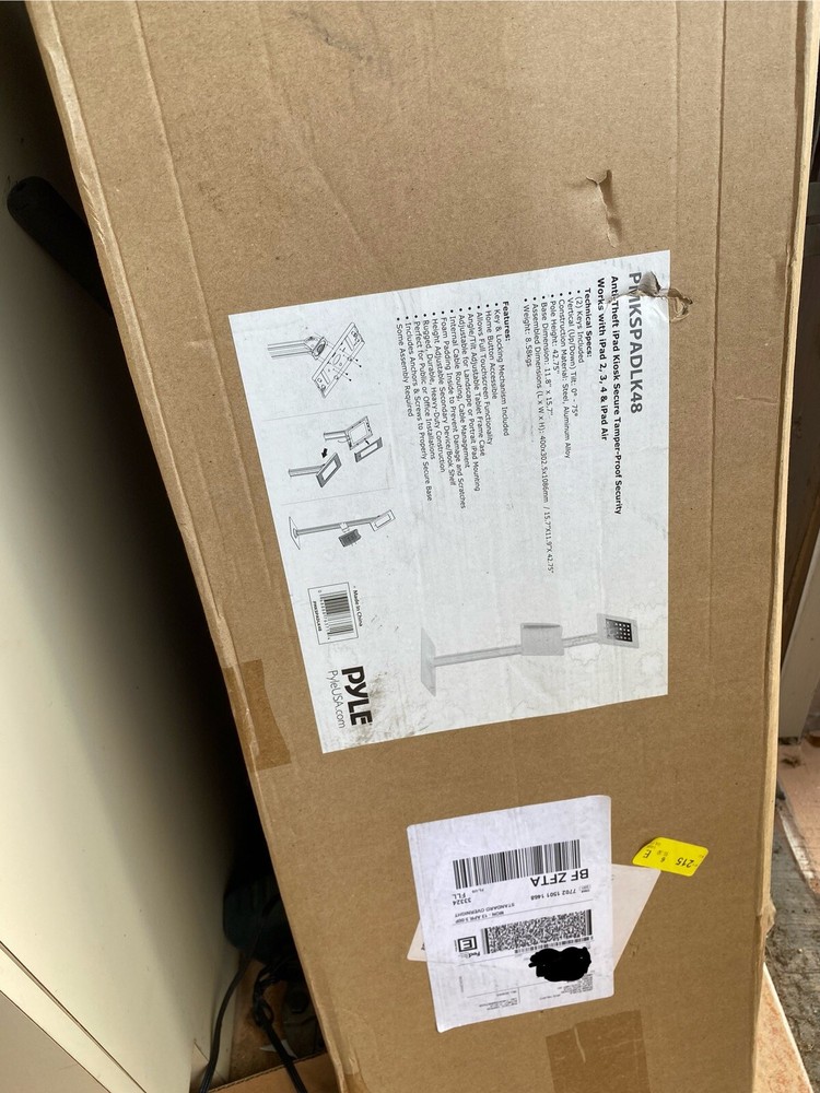 Anti-Theft iPad Kiosk Secure Tamper-Proof Security