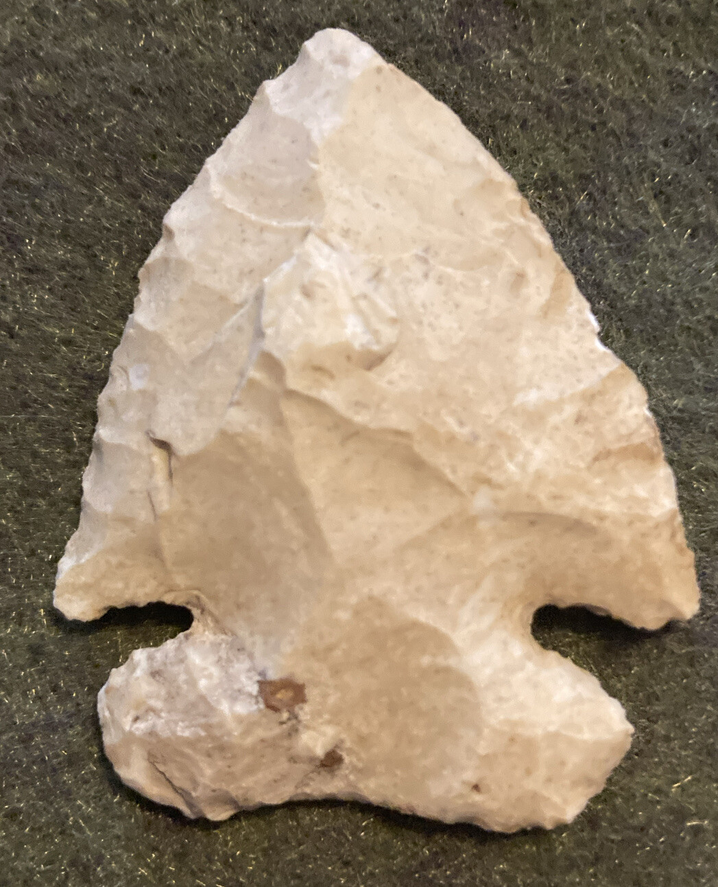 Thebes Point Arrowhead Blade Knife Tool Artifact   1   3/4” Long