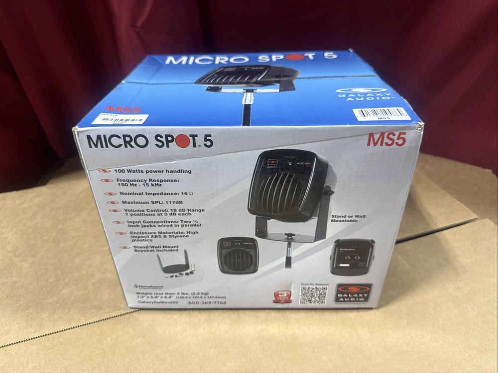 Galaxy Audio MS5 | Micro Spot 5 NEW