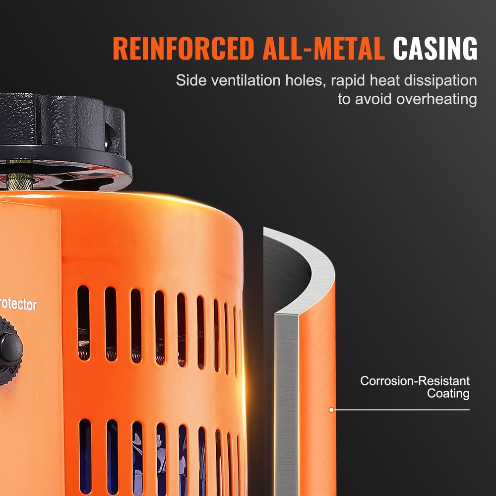 20Amp Variac Transformer Variable AC Voltage Regulator Metered 2000VA 0-130V