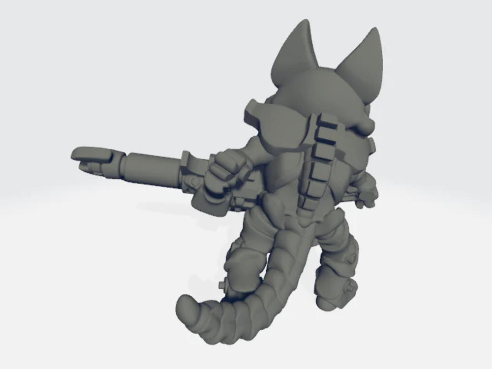 Grimdark Cuteness - Neko Mortal #2