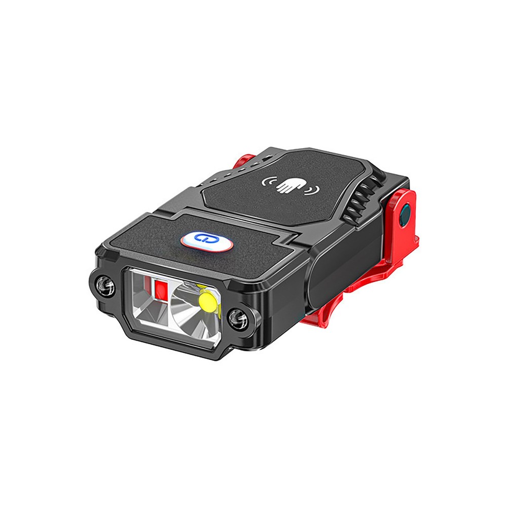 Waterproof Lightweight Type-C Rechargeable Induction Clip On Cap LED-Headlamp