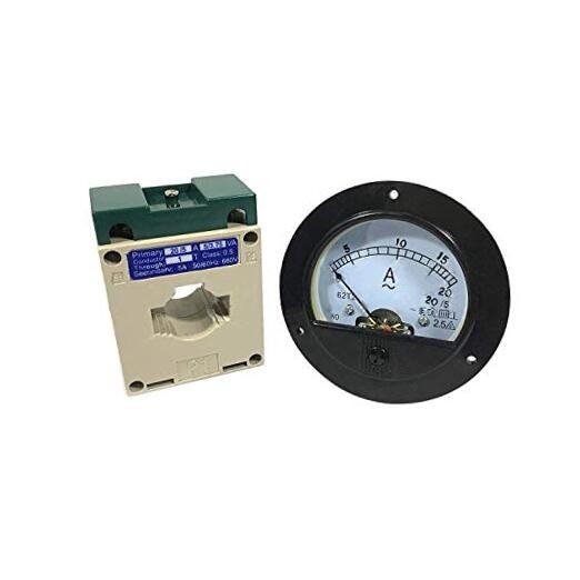 AC 0~20A Analog AMP Current Panel Meter Ammeter and Current Transformer