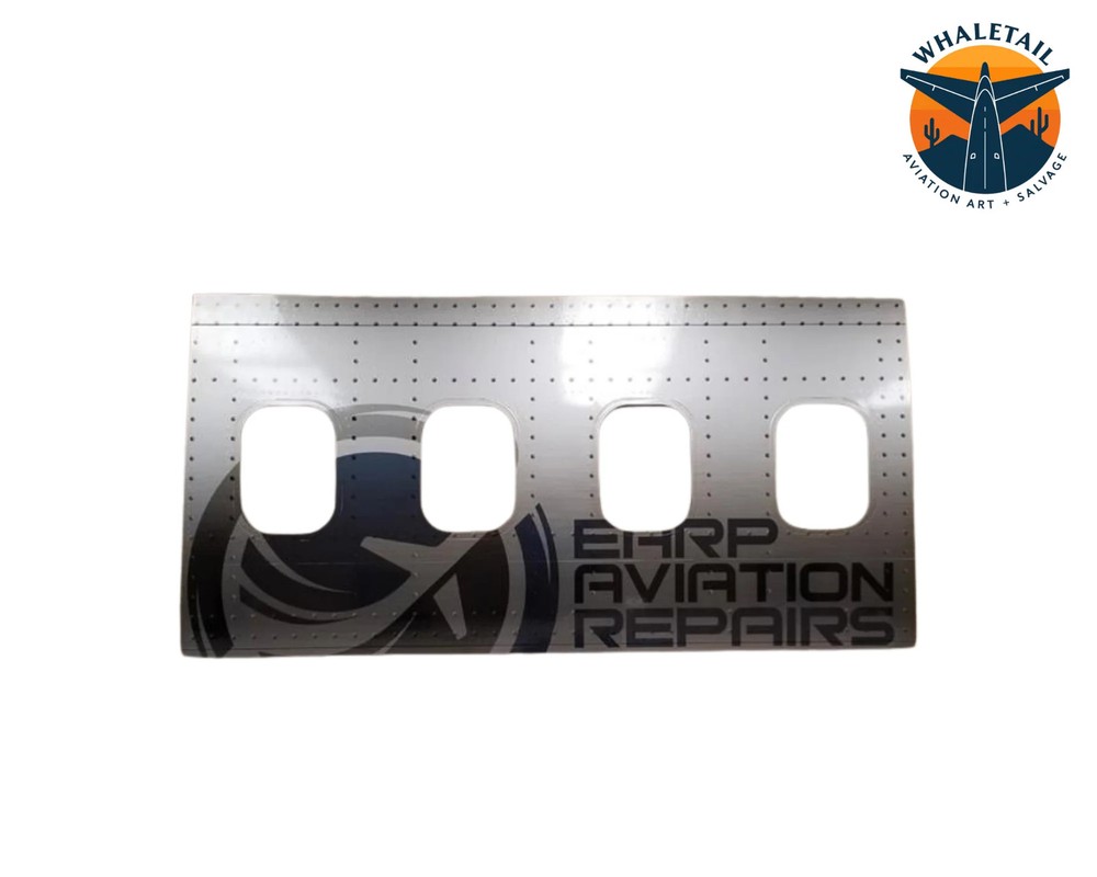 4 Window Custom Aircraft Window Cut