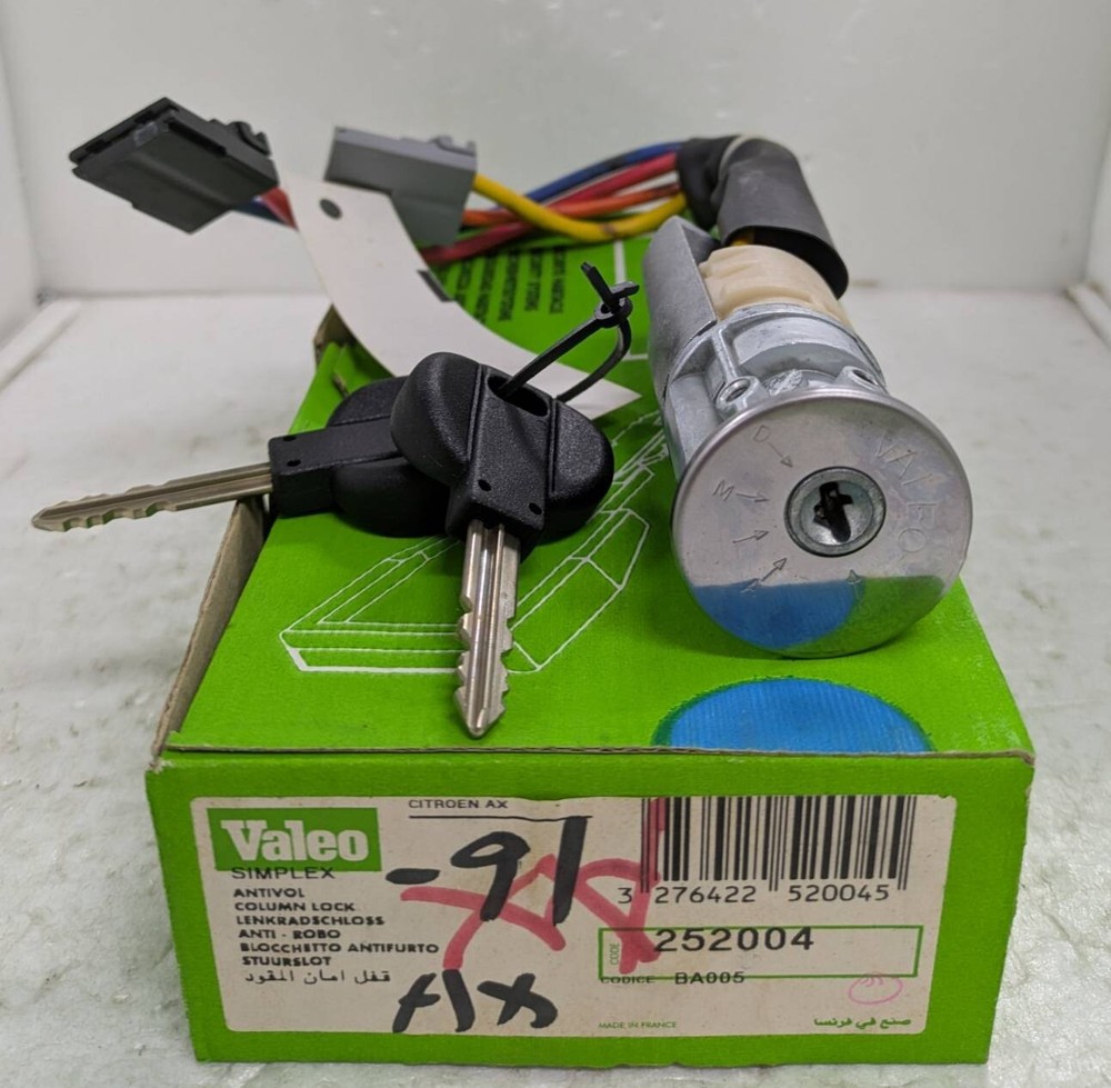 Valeo  252004 CITROEN AX Ignition Column Lock Antivol