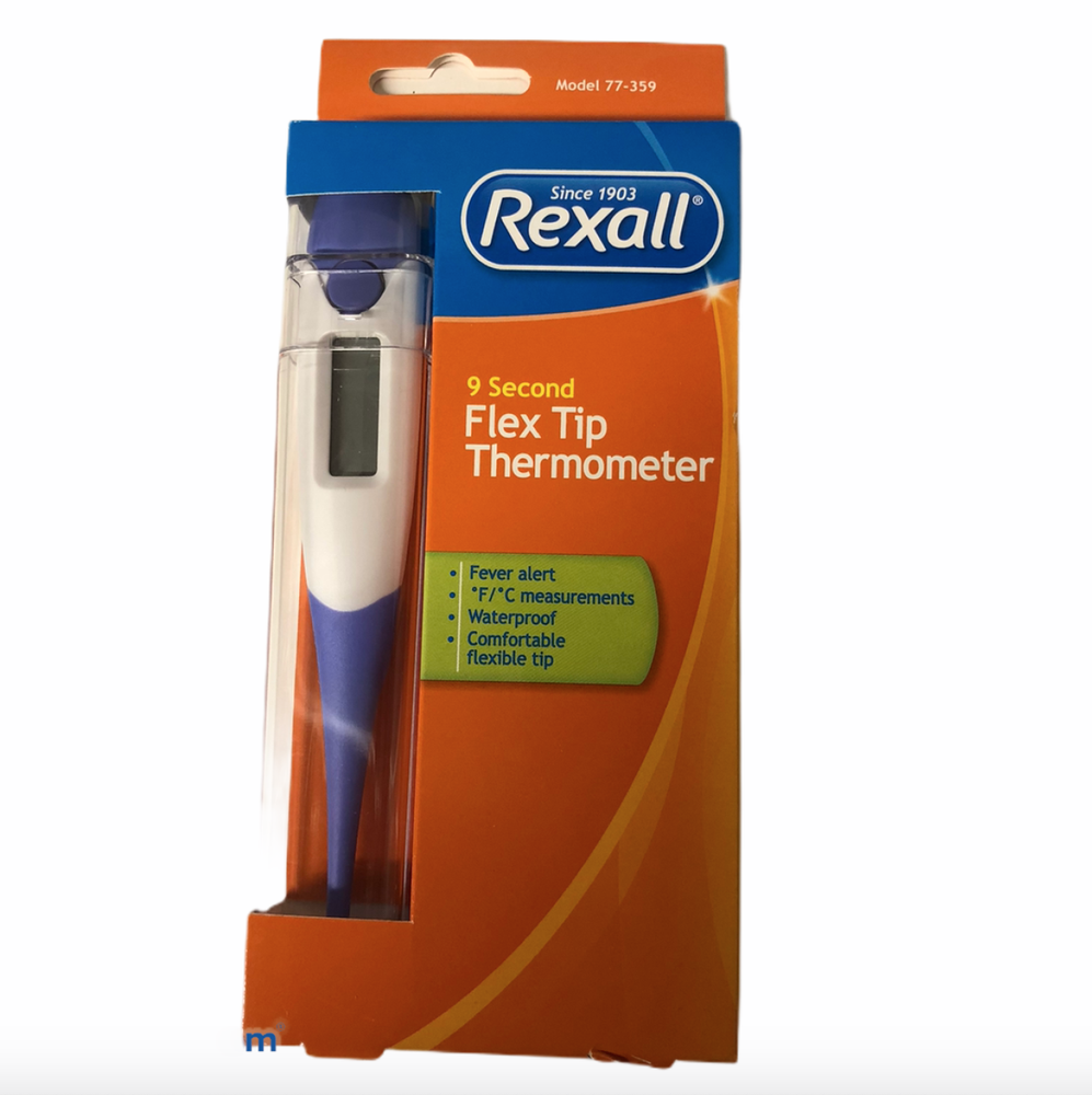 New Rexall Thermometer Digital 9 Seconds Reading Waterproof Flex Tip Fast Ship