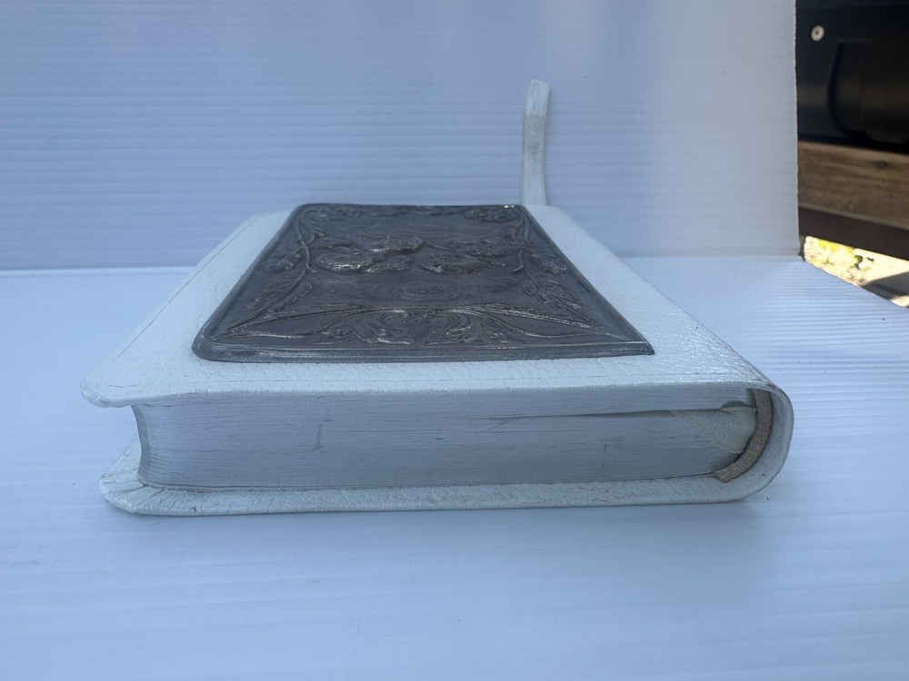 Sterling Silver Front Covered Pocket Bible Hallmarked
