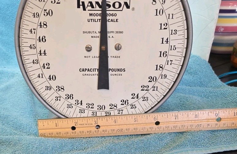 Vtg Hanson Model 2060 Utilty Scale