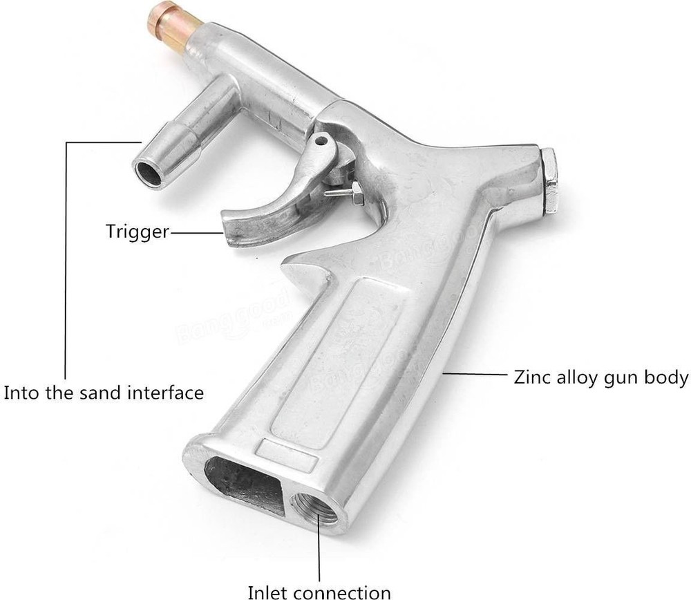Sand Blaster Kit,Sandblaster for Sandblasting Cabinet Machine Abrasive Blaste...