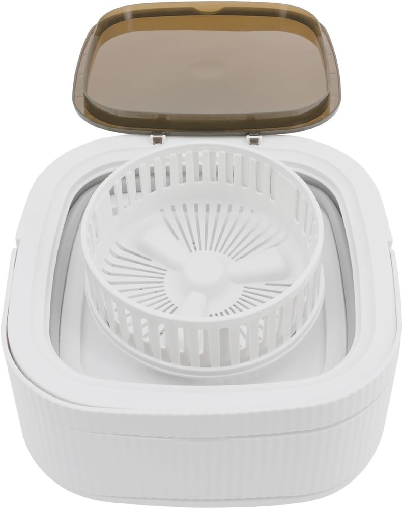 Portable Washing Machine, Foldable 10L Large Capacity Washer with 3 Modes Deep C