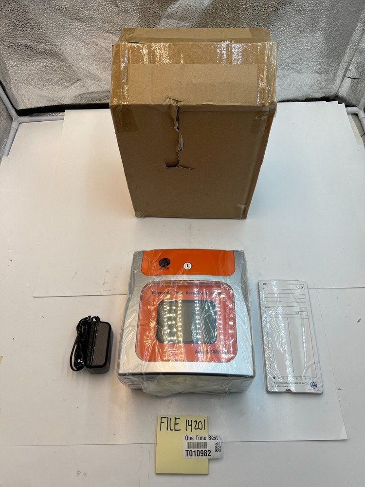 Allied Time AT-2700 Electronic Time Clock Date Stamp Recorder