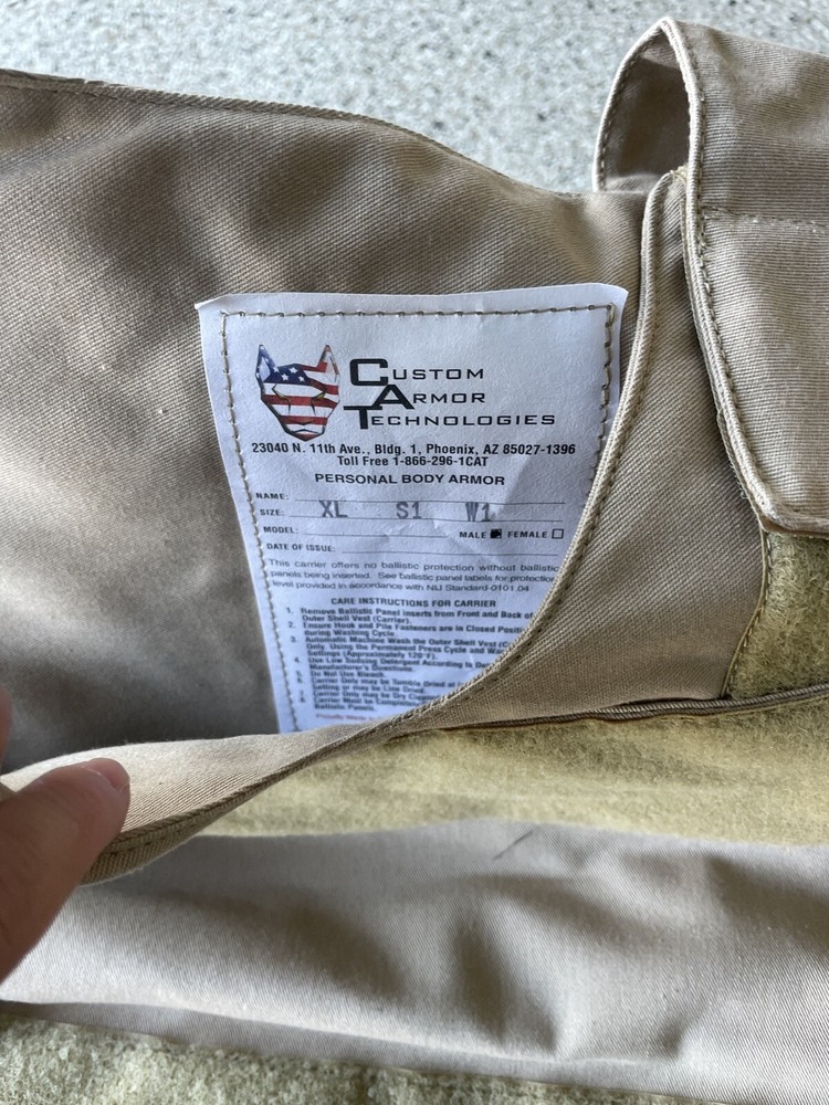 custom armor technologies carrier XL
