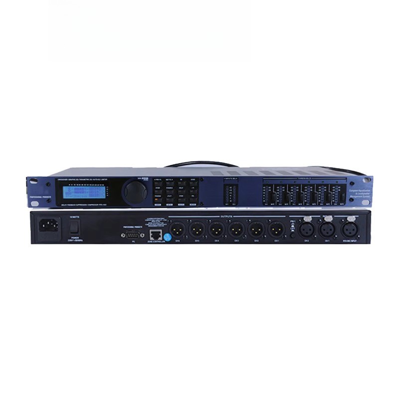 High Perfomance 2 Input 6 Output Digital Speaker Audio Management System