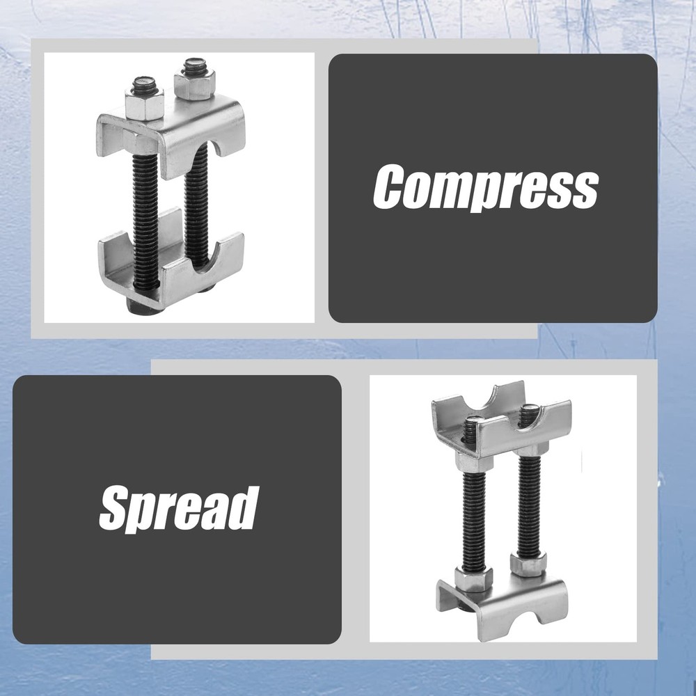 8 Pack Coil Spring Spacer,2 Way Adjustable Coil Spring Compressor Tool Keep S...