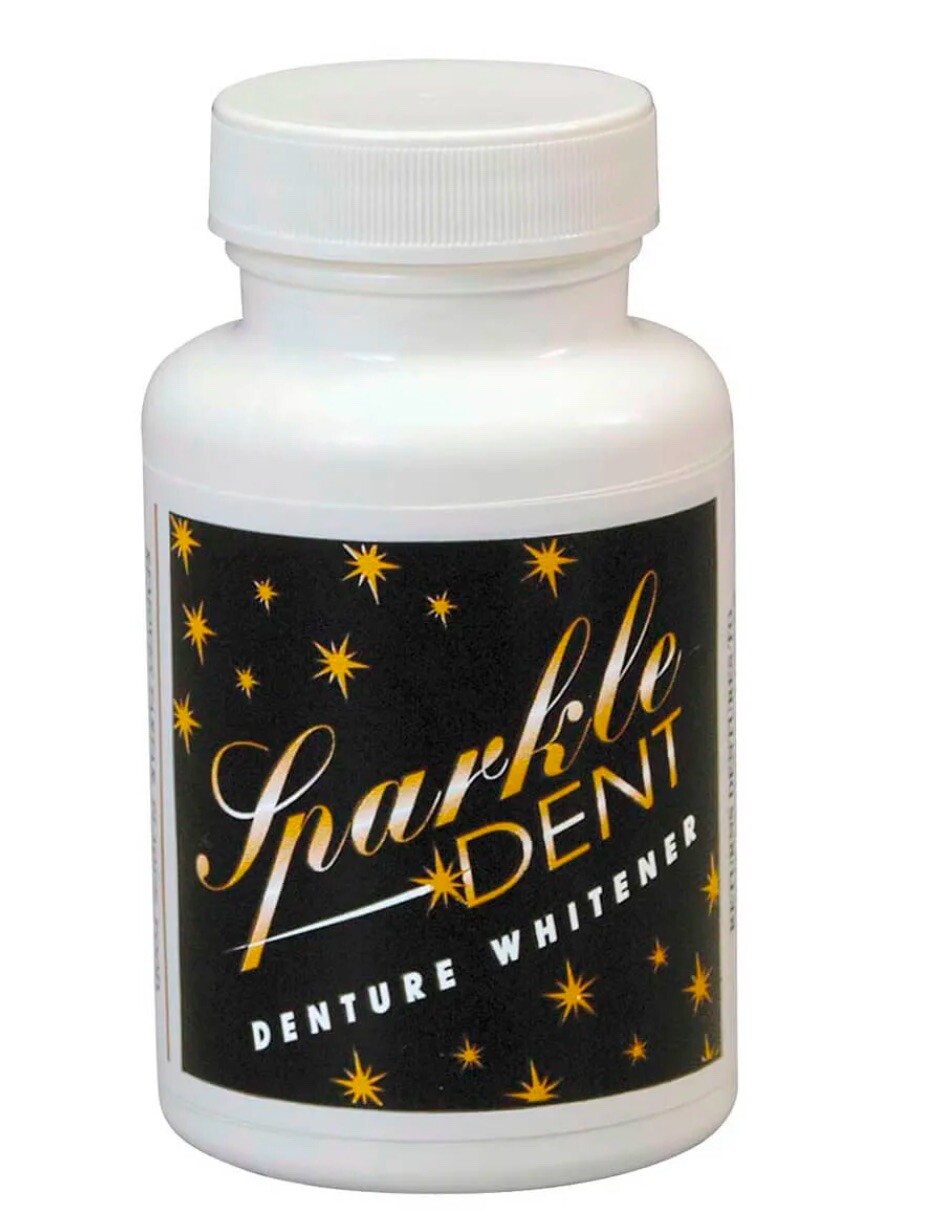 Sparkle-Dent Denture Whitener and Cleaner
