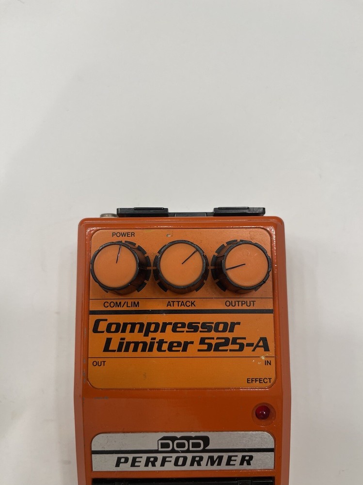 DOD Digitech 525-A Performer Compressor Limiter Guitar Effect Pedal + PSU