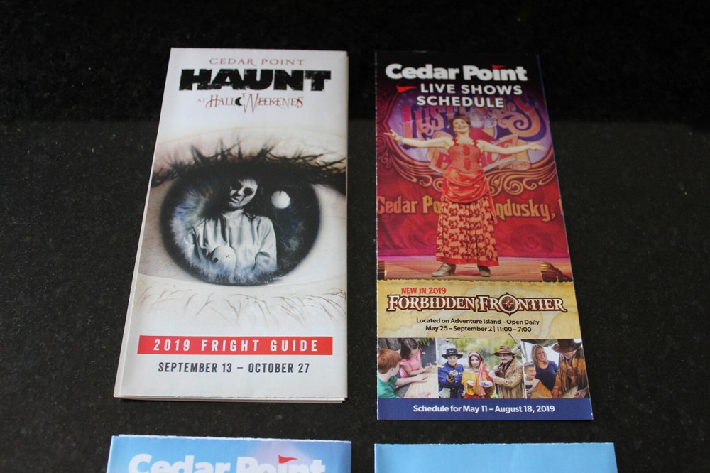 Cedar Point Park Map/Brochure