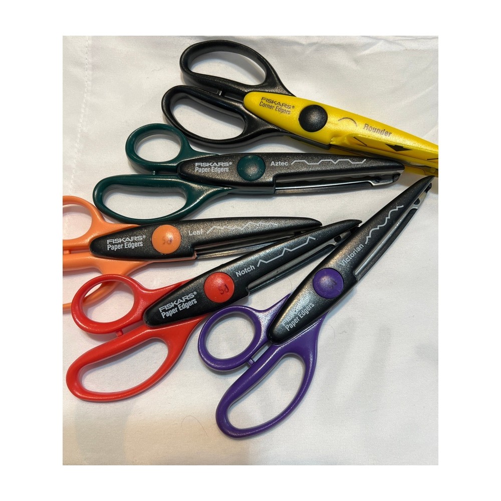 Fiskars Paper Scrapbook  Scissors Craft Scissors Five Pair