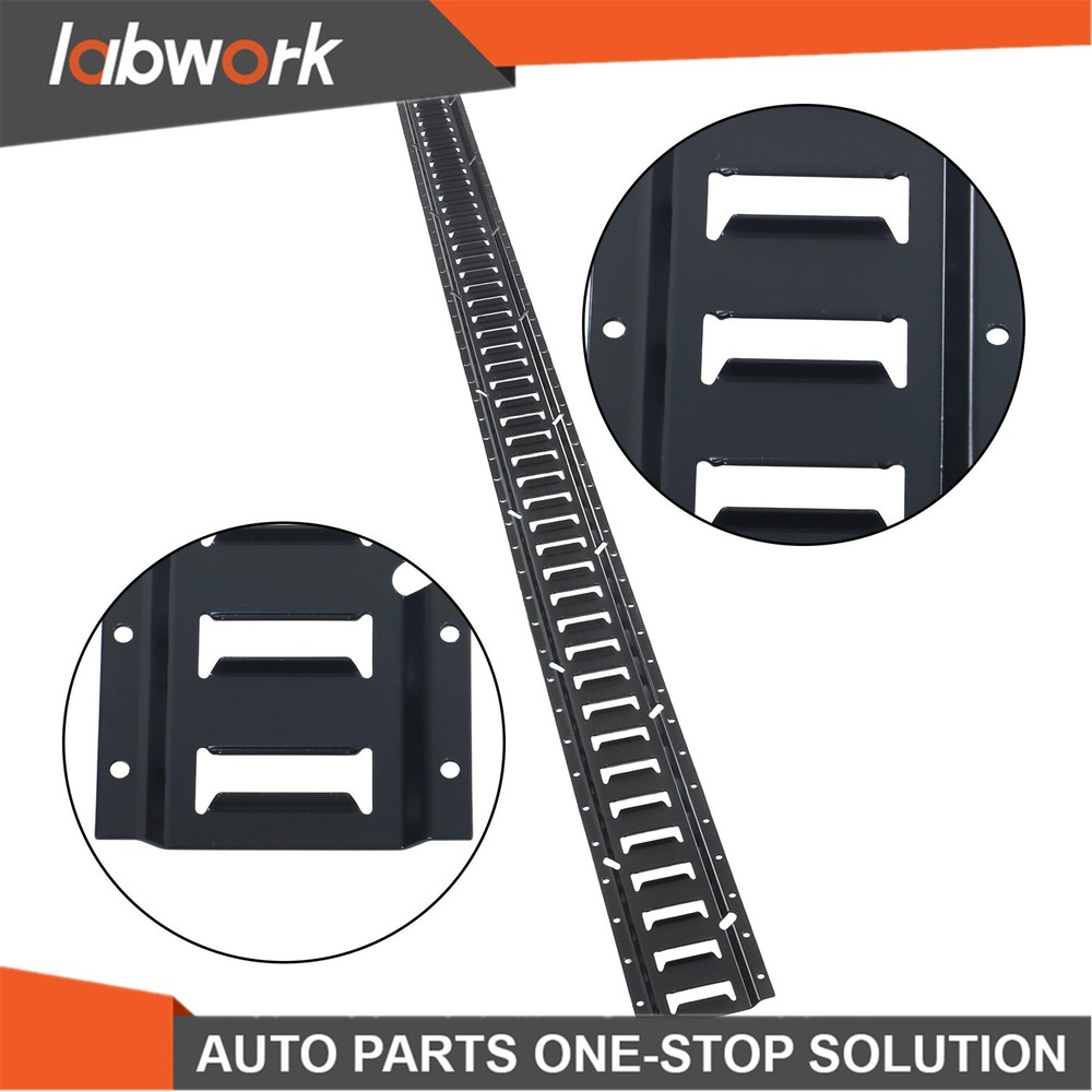 Labwork 5 Pack 8' E Track Tie Down Rail Kit For Garages Vans Trailers Tie Downs
