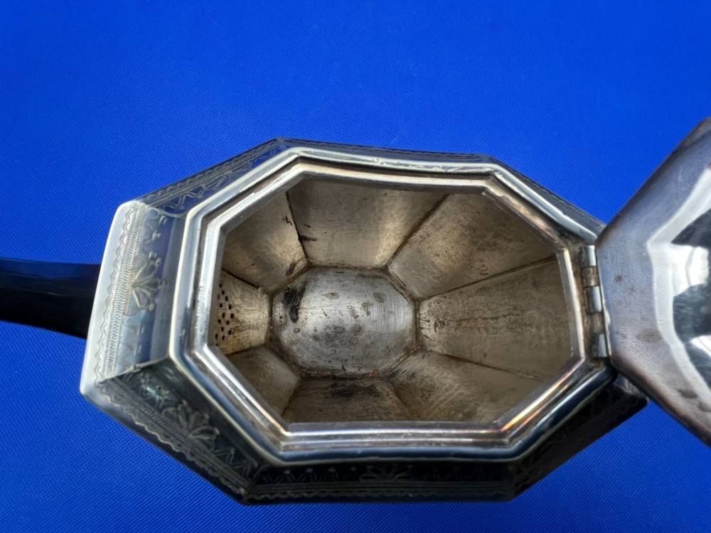 Antique Silver plated Teapot, JD & S.