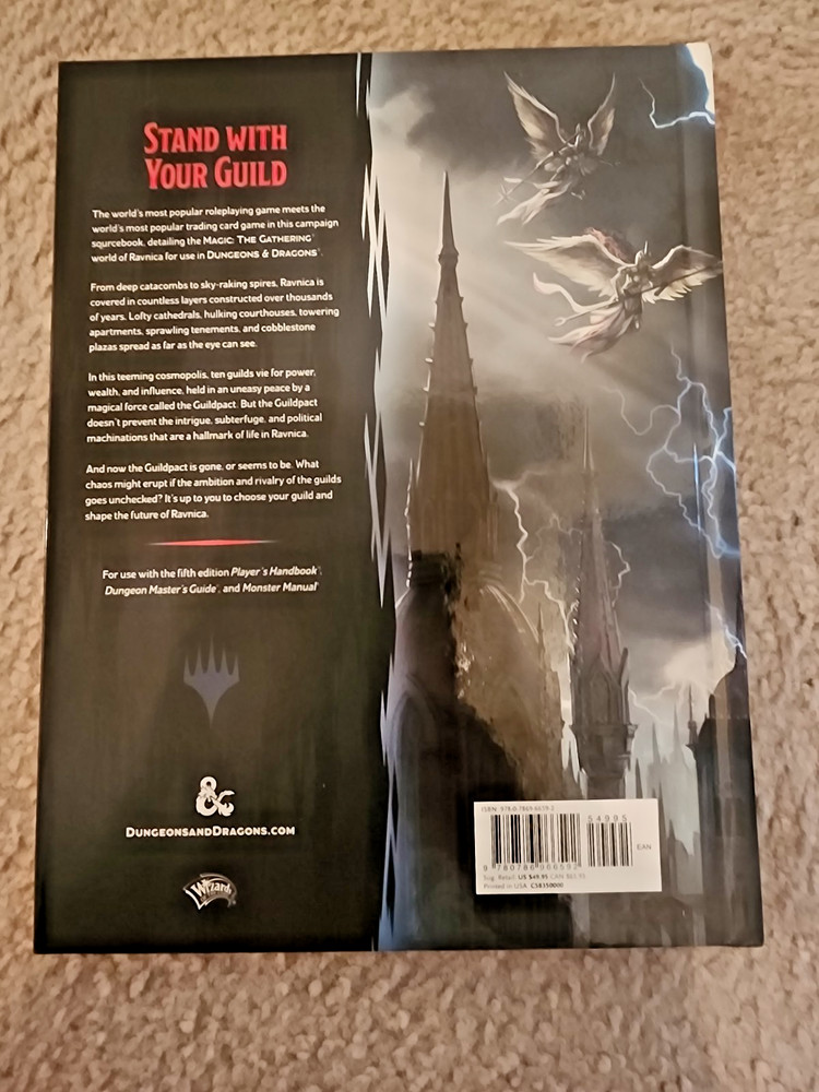 Dungeons and Dragons Guildmasters' Guide to Ravnica