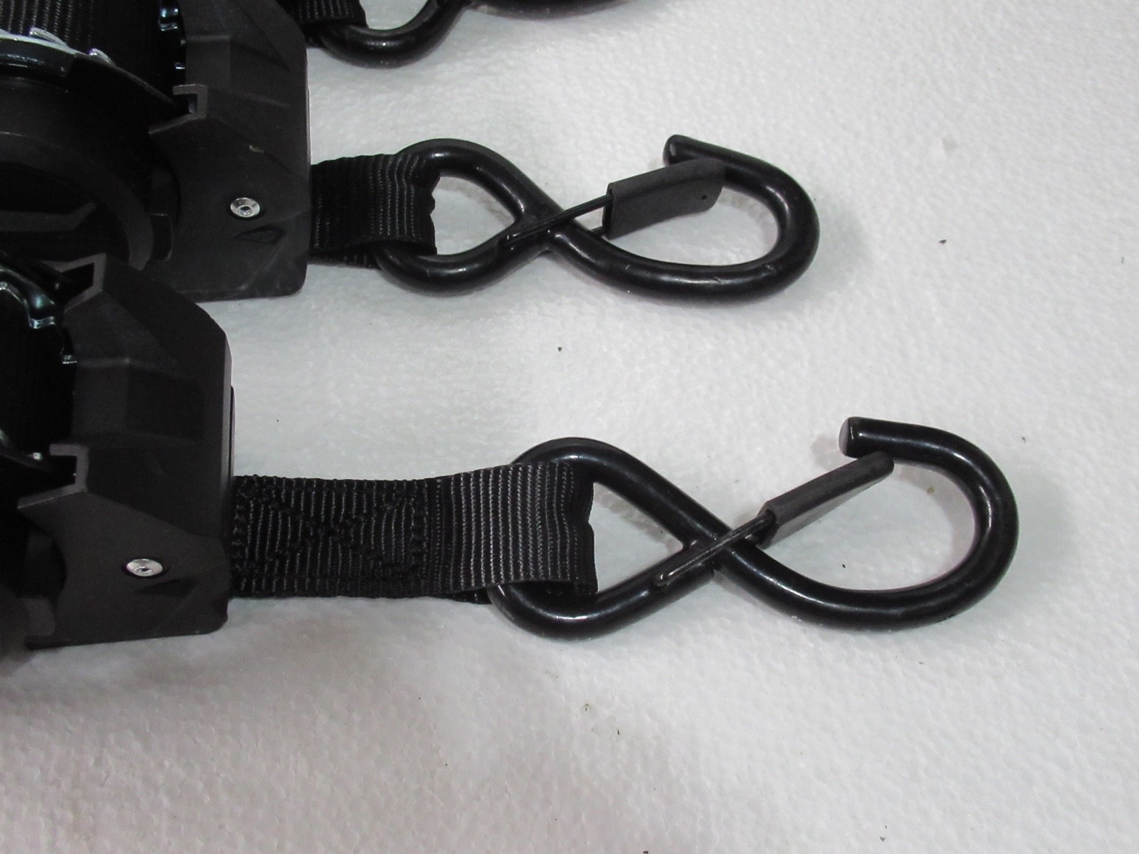 10-Pack Self Auto Retractable Retracting Ratchet Strap 1650lb Heavy-Duty