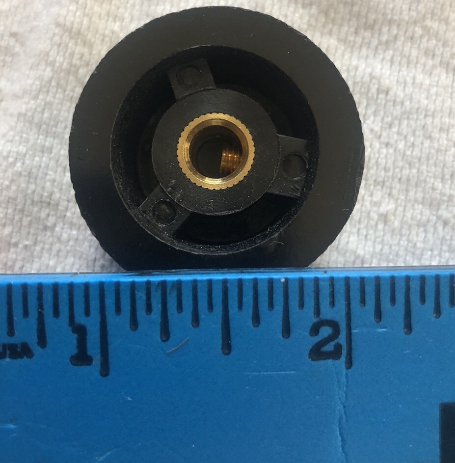 2pk RadioShack 274-407A 1-1/4" Hexagonal Control Knobs