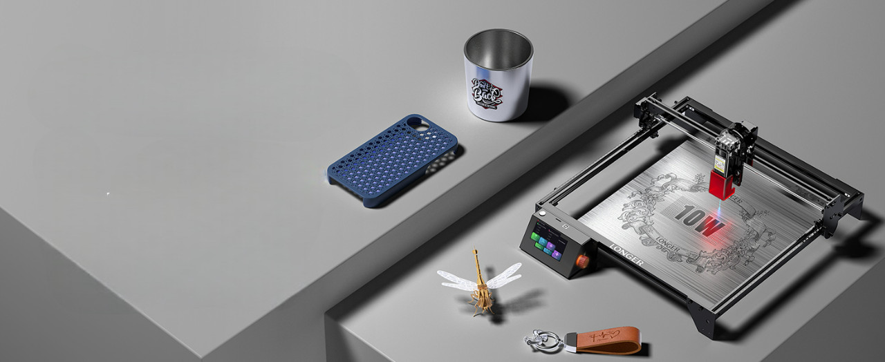 Longer Laser Engraver 60W Laser Cutter 400*400MM High Precision Laser Engrave