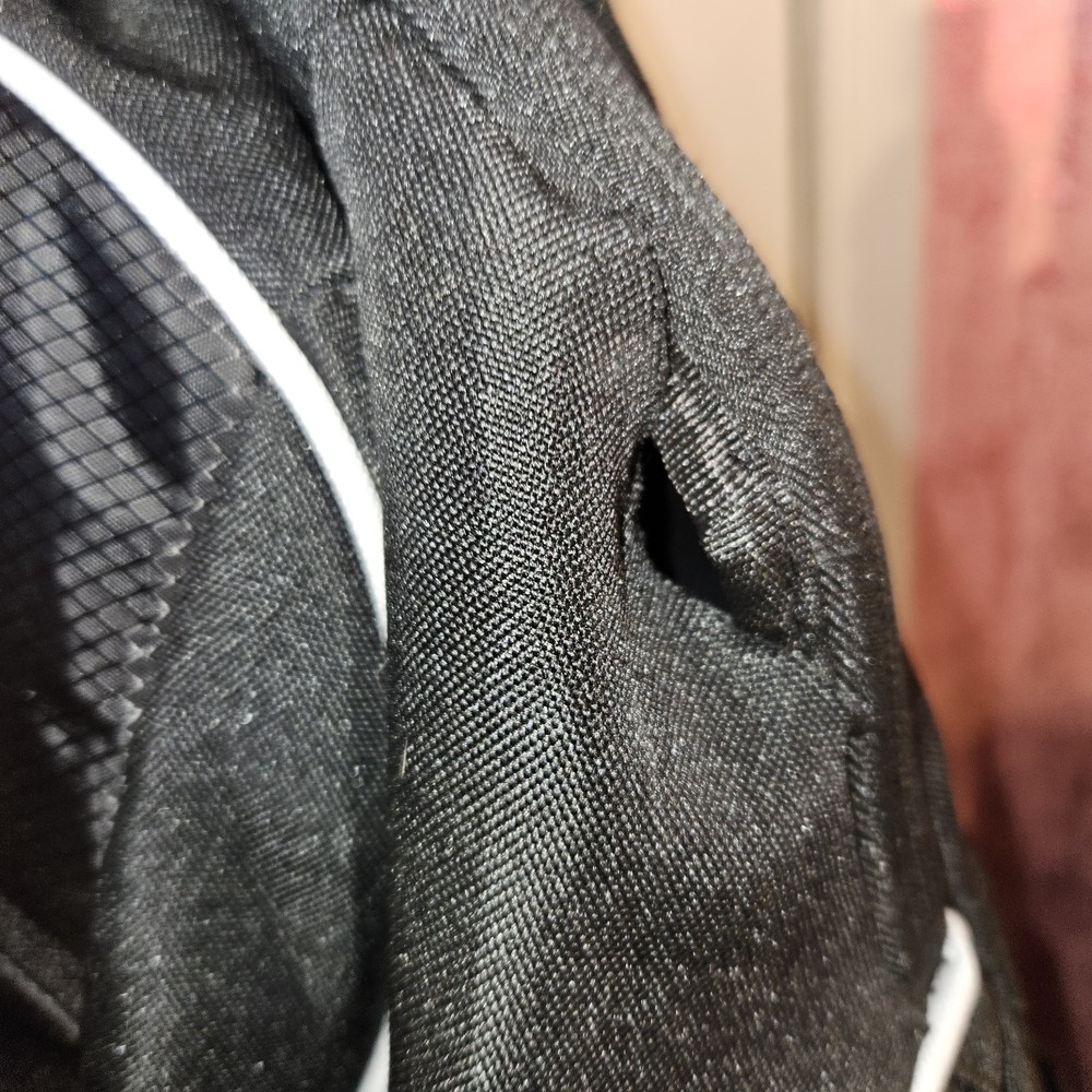 Black Prime Backpack, Busted Seam