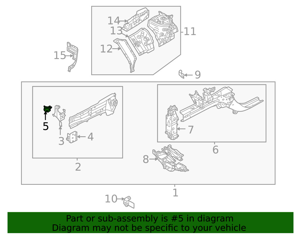 Genuine Mitsubishi Outer Bracket 5220BA96
