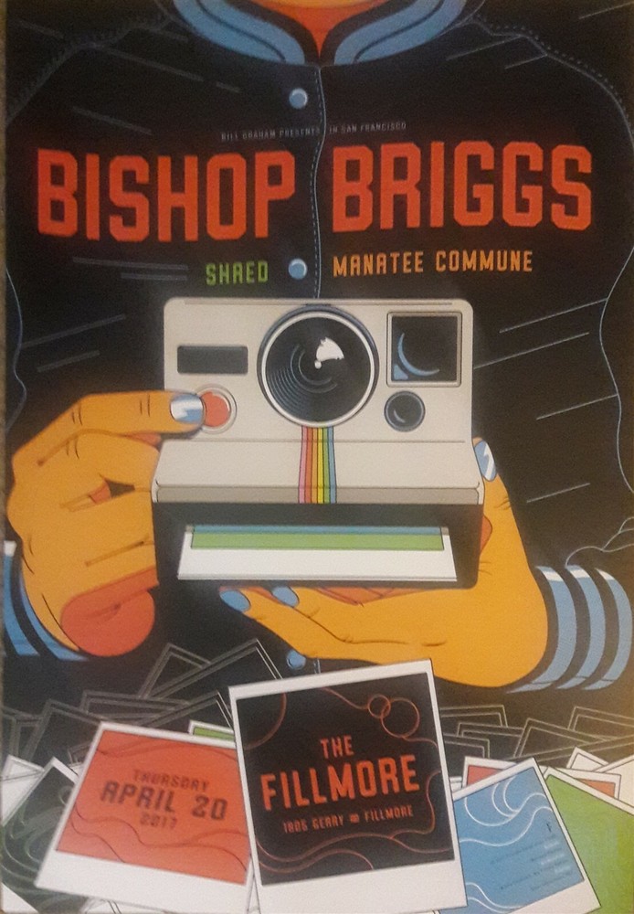 Mint Bishop Briggs Fillmore Poster 2017 a