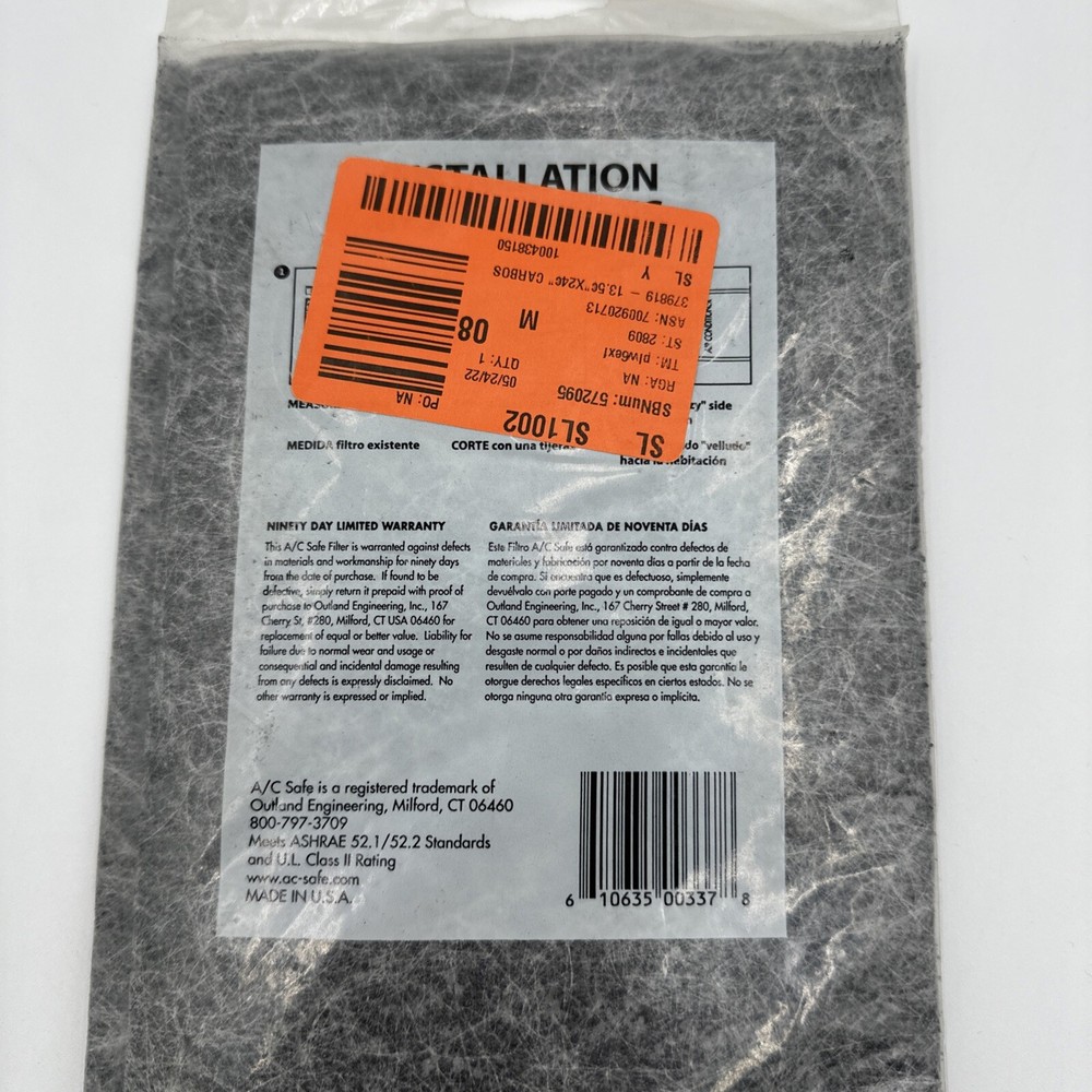 CarboStat Air Conditioner Filter AC-337