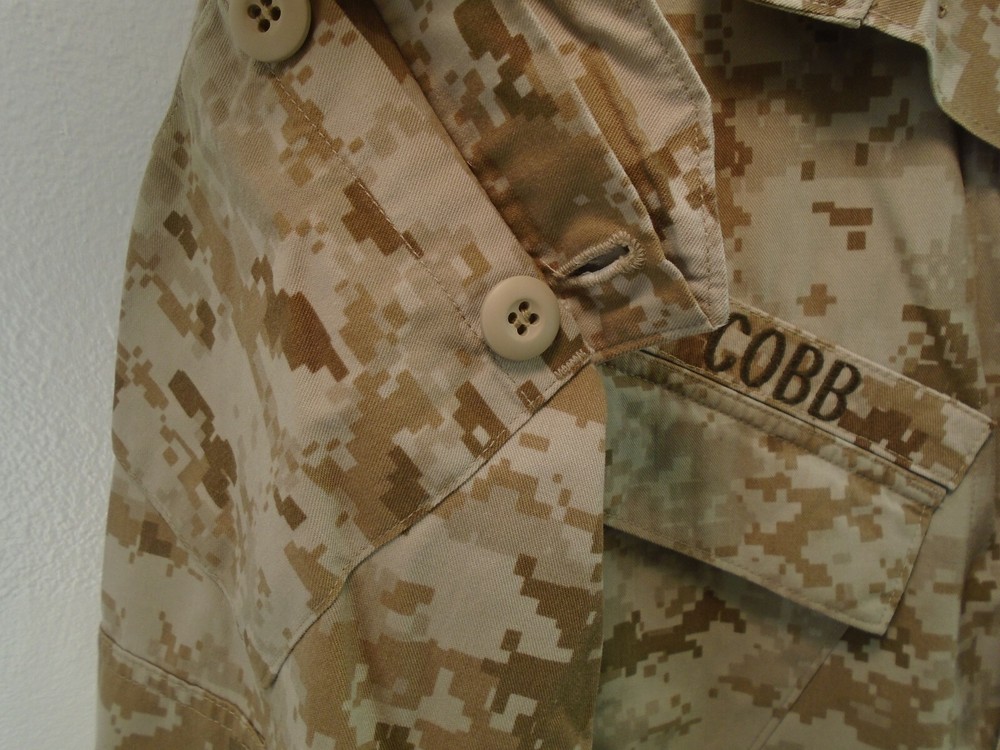 USGI USMC Desert Marpat Combat Uniform Coat MCCUU Small Regular 2013 COBB 25-K