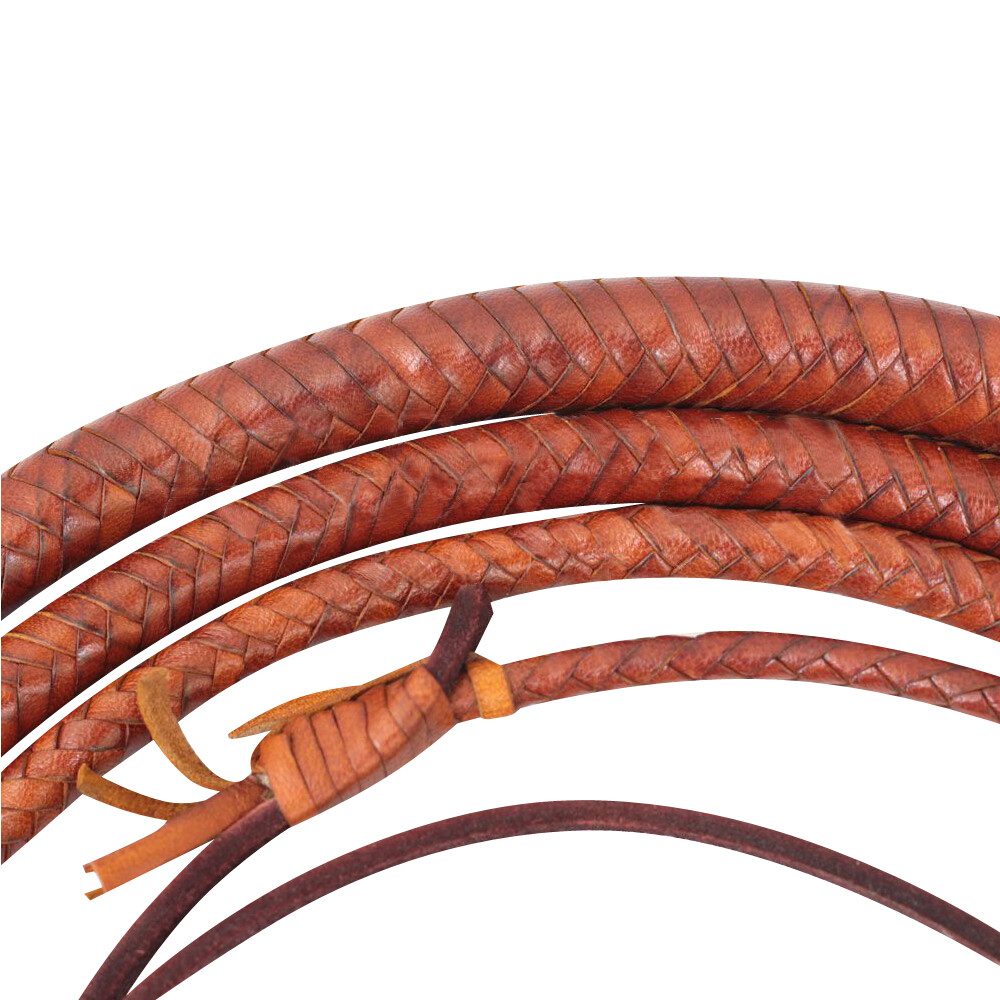 KANGAROO HIDE BULL WHIP 04 TO 16 FEET LONG 16 PLAITS INDIANA JONES BULLWHIP