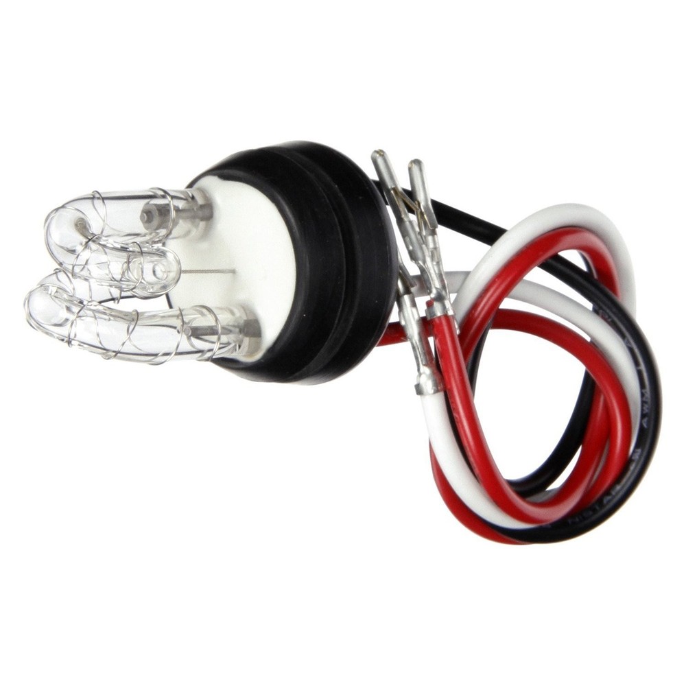 Truck-Lite Black Flange Mount Bulb Replaceable White Hideaway Strobe Light